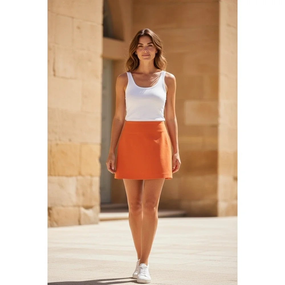 Zara vibrant orange