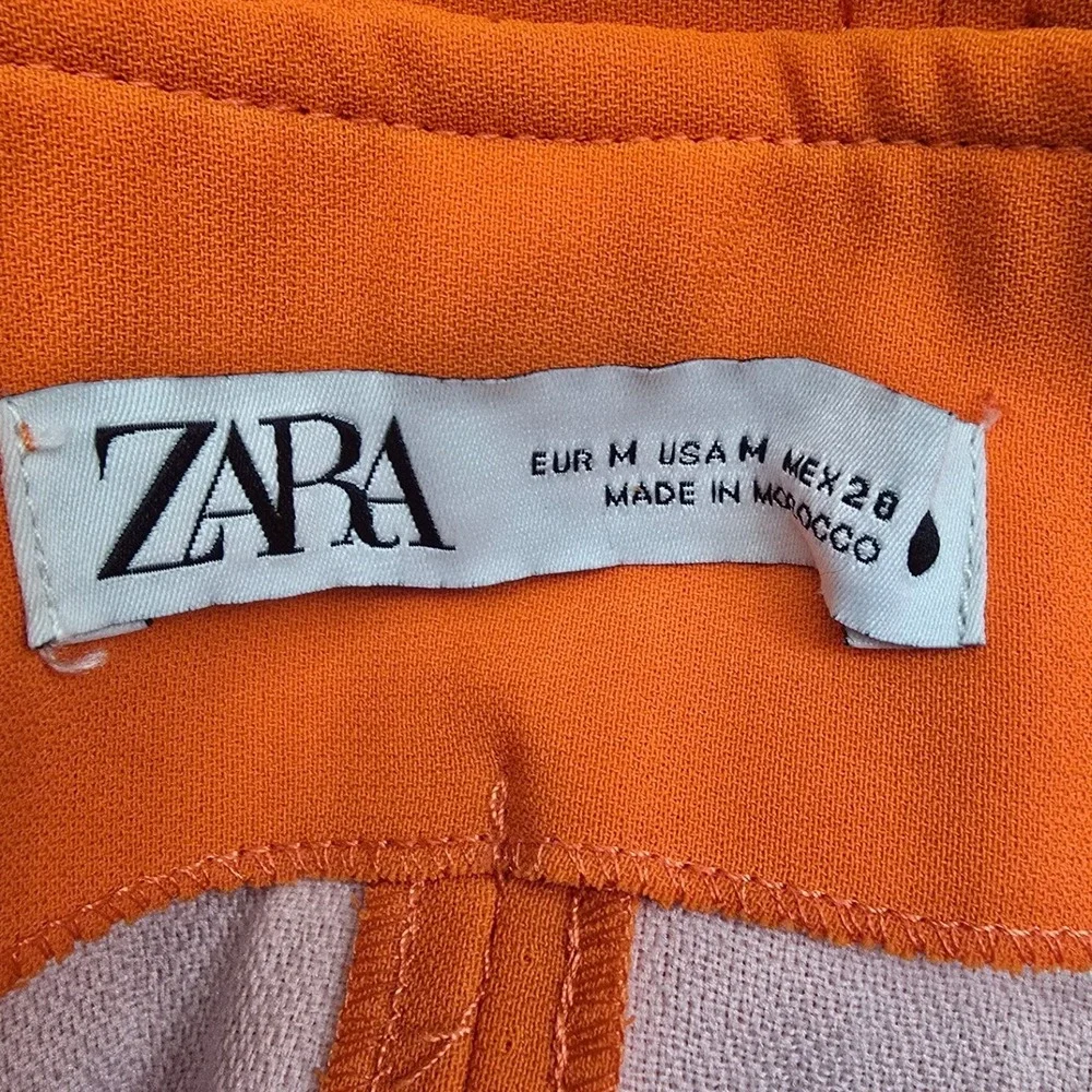Zara vibrant orange