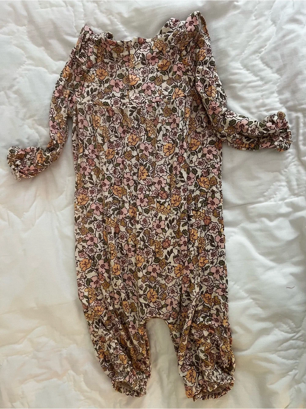 Angel Dear - Bamboo Floral Onesie