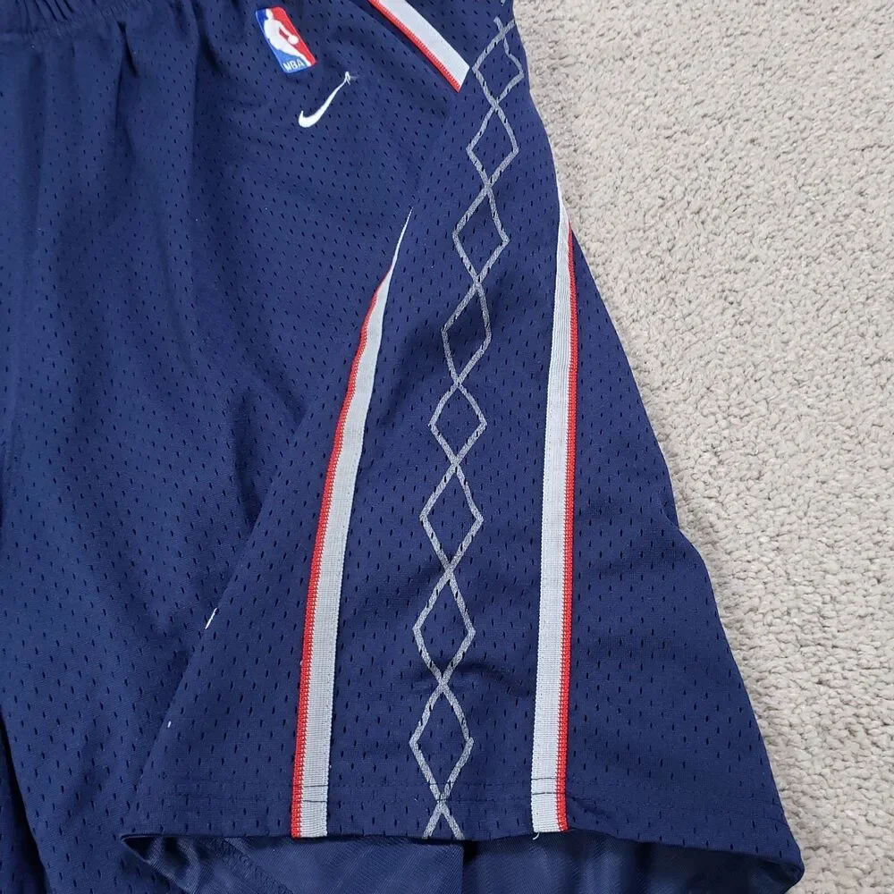 Vintage 2000s Nike NEW JERSEY NETS Mens NBA Authentic Team SHORTS XXL‎