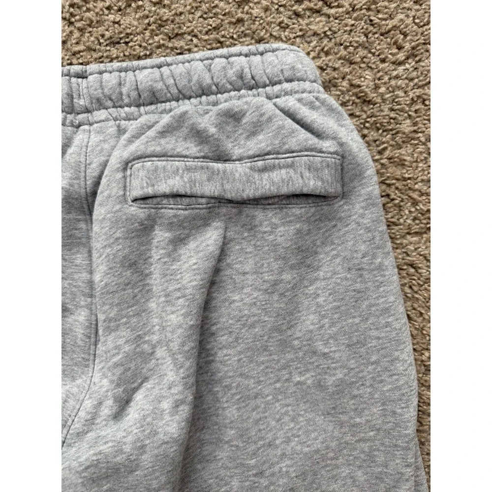 Nike Just Do It Mens Size Small Joggers Sweatpants Gray Drawstring Elastic Waist