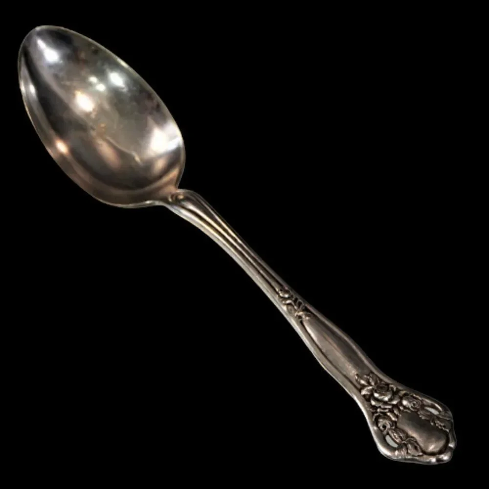 Dolly Madison 1911 Pattern Serving Spoon Silver Inlaid by Holmes & Edwards