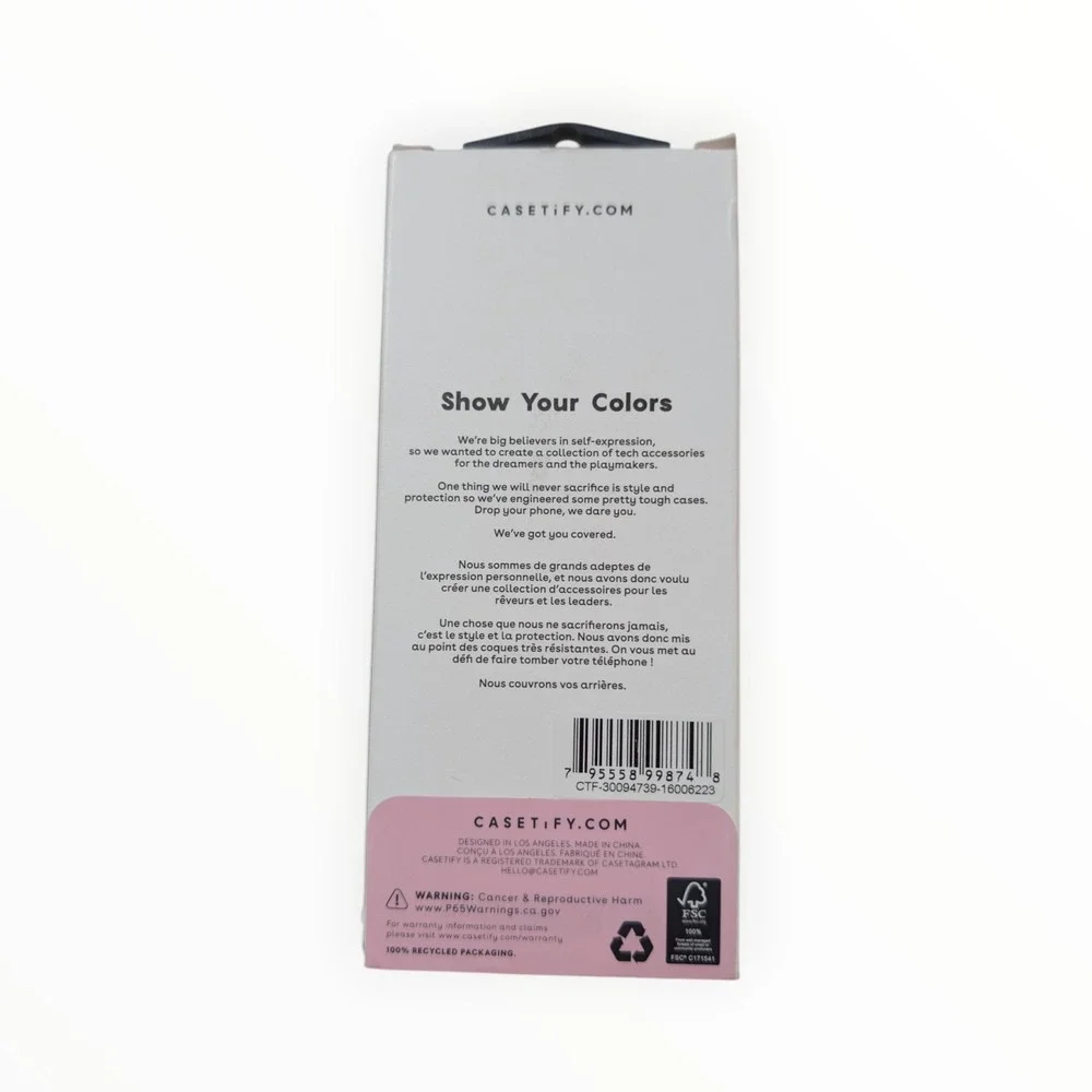 Casetify important notes