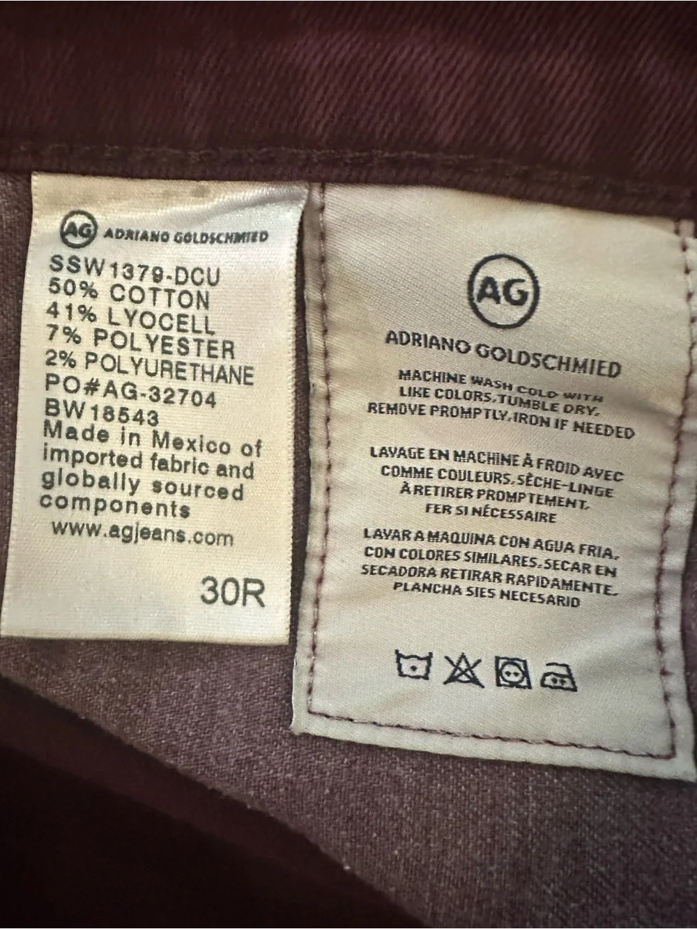 Ag Adriano Goldschmied slim skinny