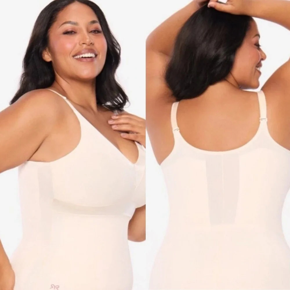 NWT Ruby Ribbon Athena Cami Shapewear SL3061 Size 46‎ light Pink Smoothing