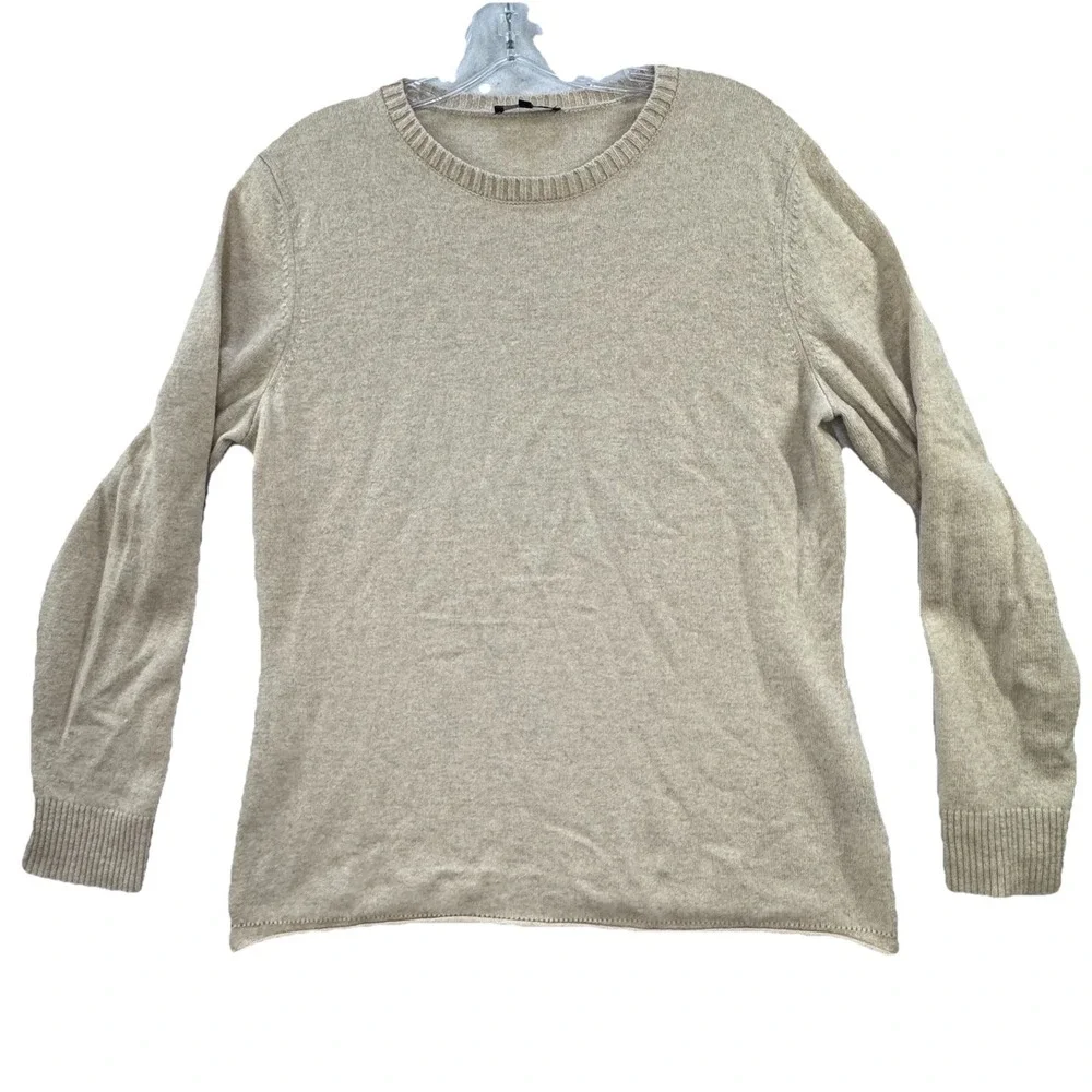 Lafayette 148 Sweater Womens Large‎ Cashmere Quiet Luxury Minimalist Capsule