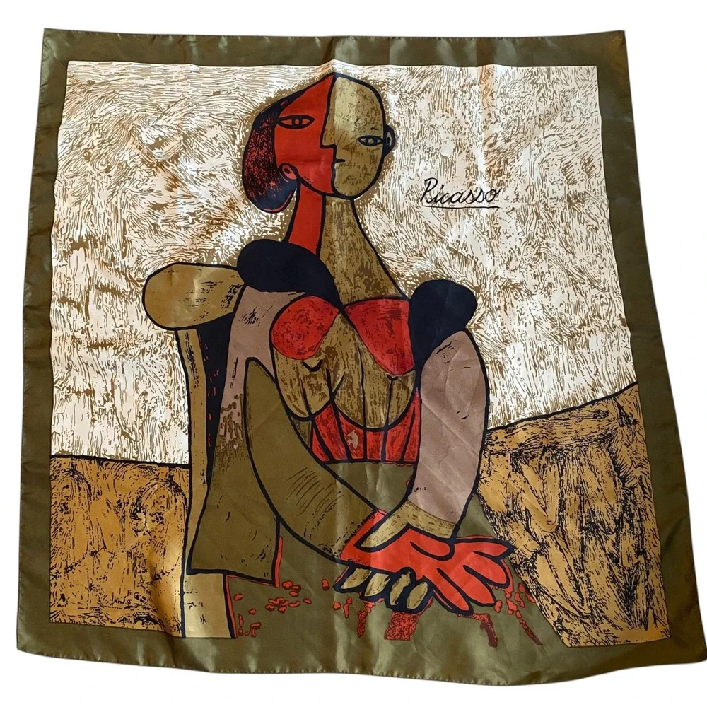 Picasso (Inspired) square silk