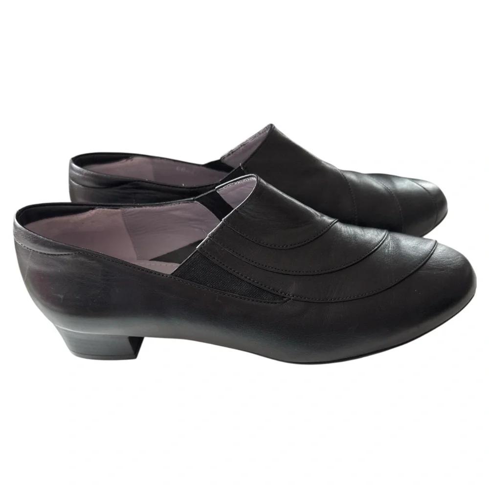 BeautiFeel Women’s‎ Leather Ashley Pumps Block Heels Curvy Seaming EU 41 US 10.5