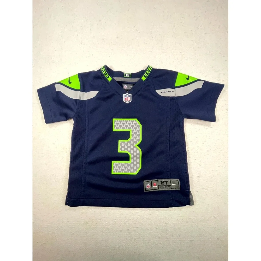 Seattle Seahawks Jersey Toddler 2T #3 Russell Wilson Nike Football‎ NFL On Field