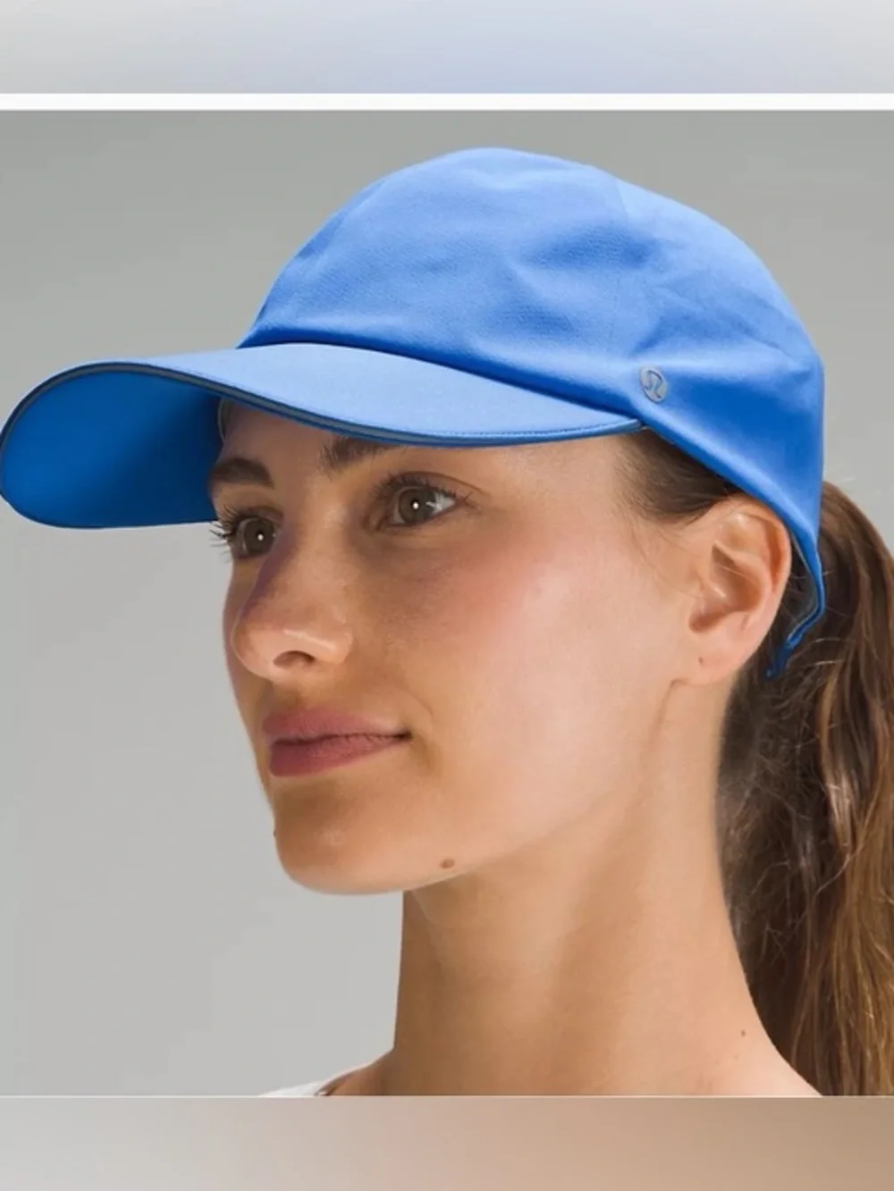 Lululemon Fast and Free Reflective Running Hat Bright Blue Sz OS 💚🍄