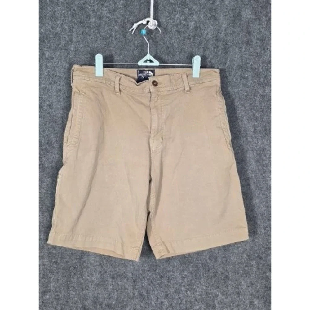 The North Face Mens Tan Khaki‎ Chino Shorts Size 32 Reg Outdoor Gorpcore Utility
