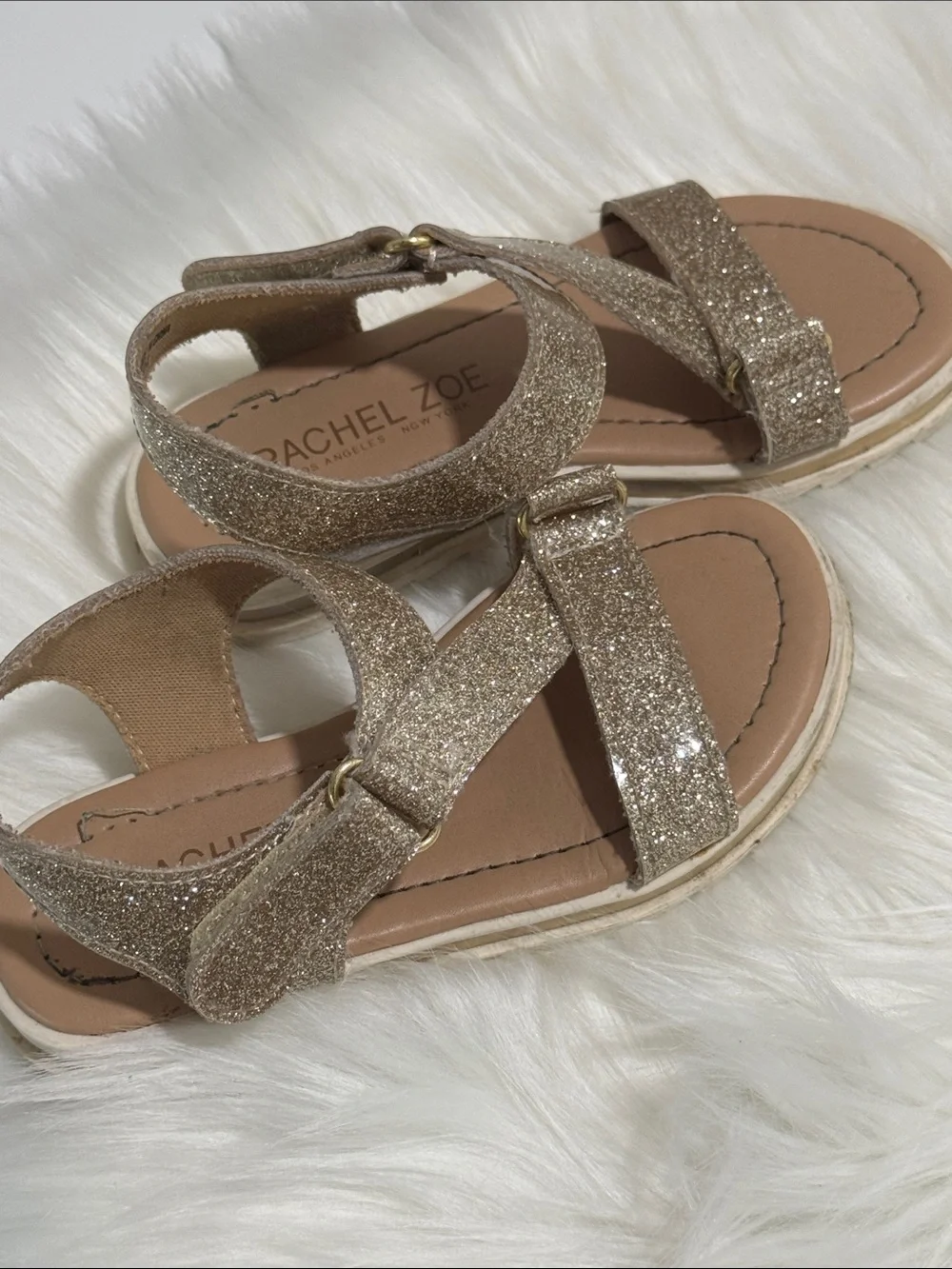 Rachel Zoe sparkling gold