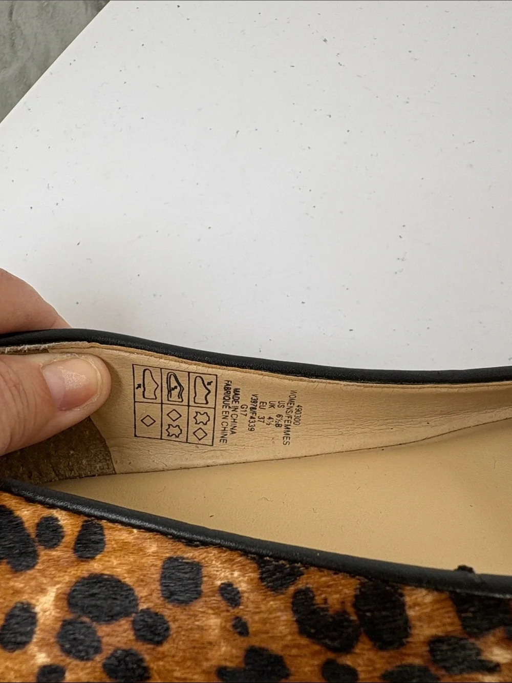 Lands End leopard print