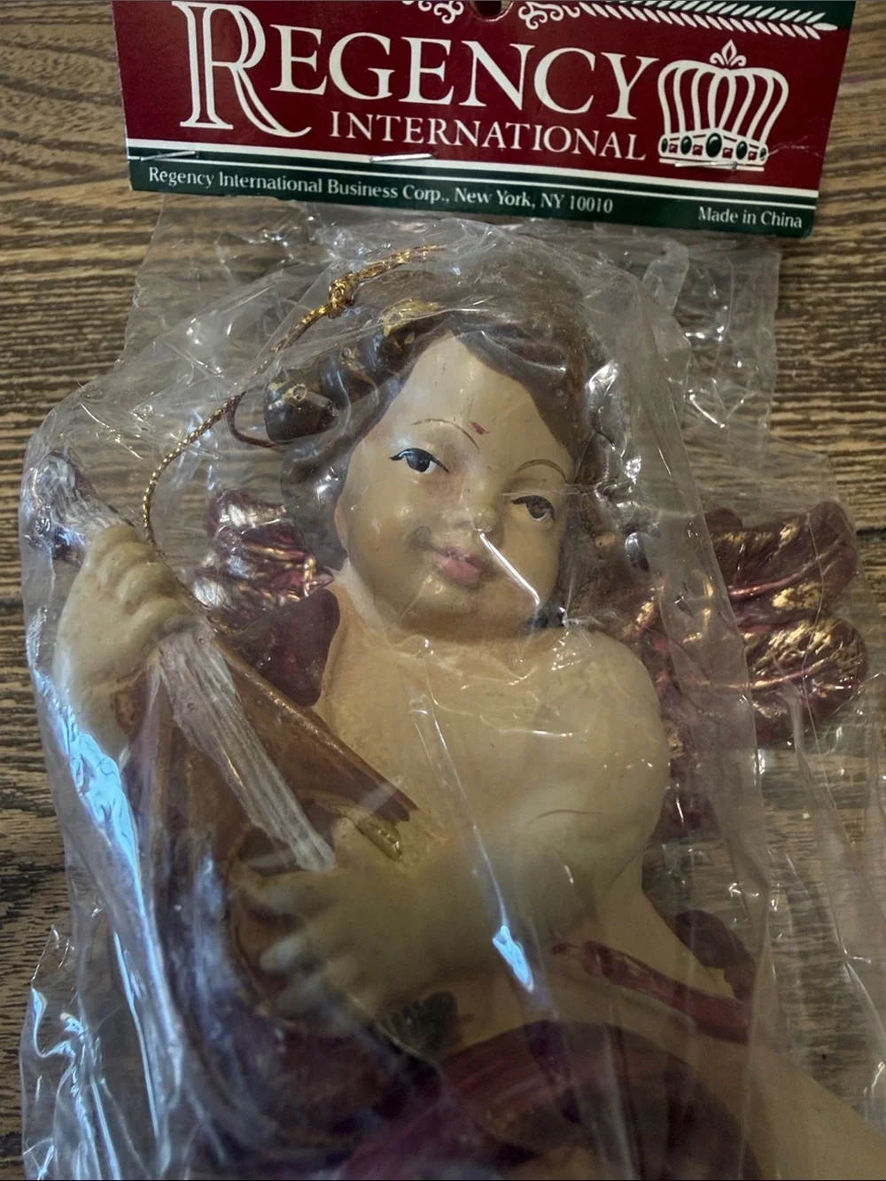 Regency International cherub ornament