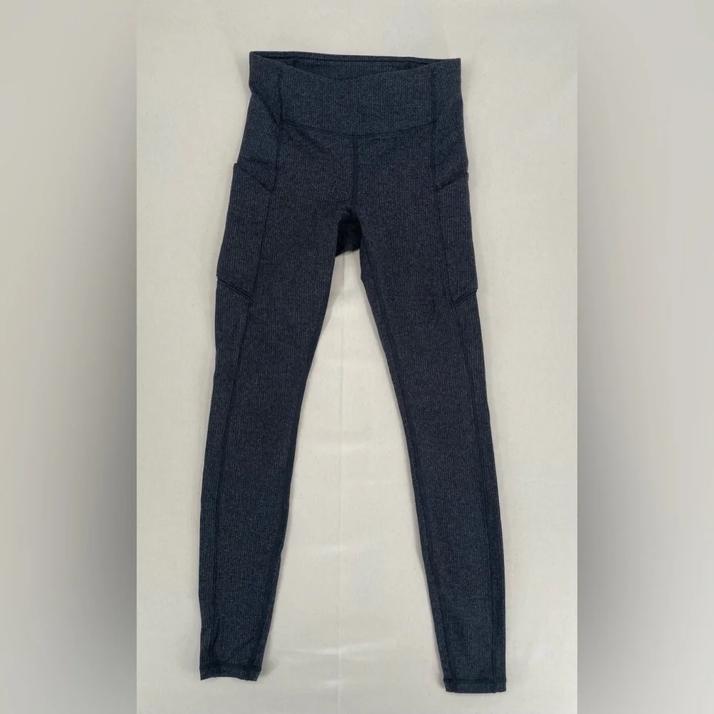 LuluLemon Gray High-Waisted Leggings