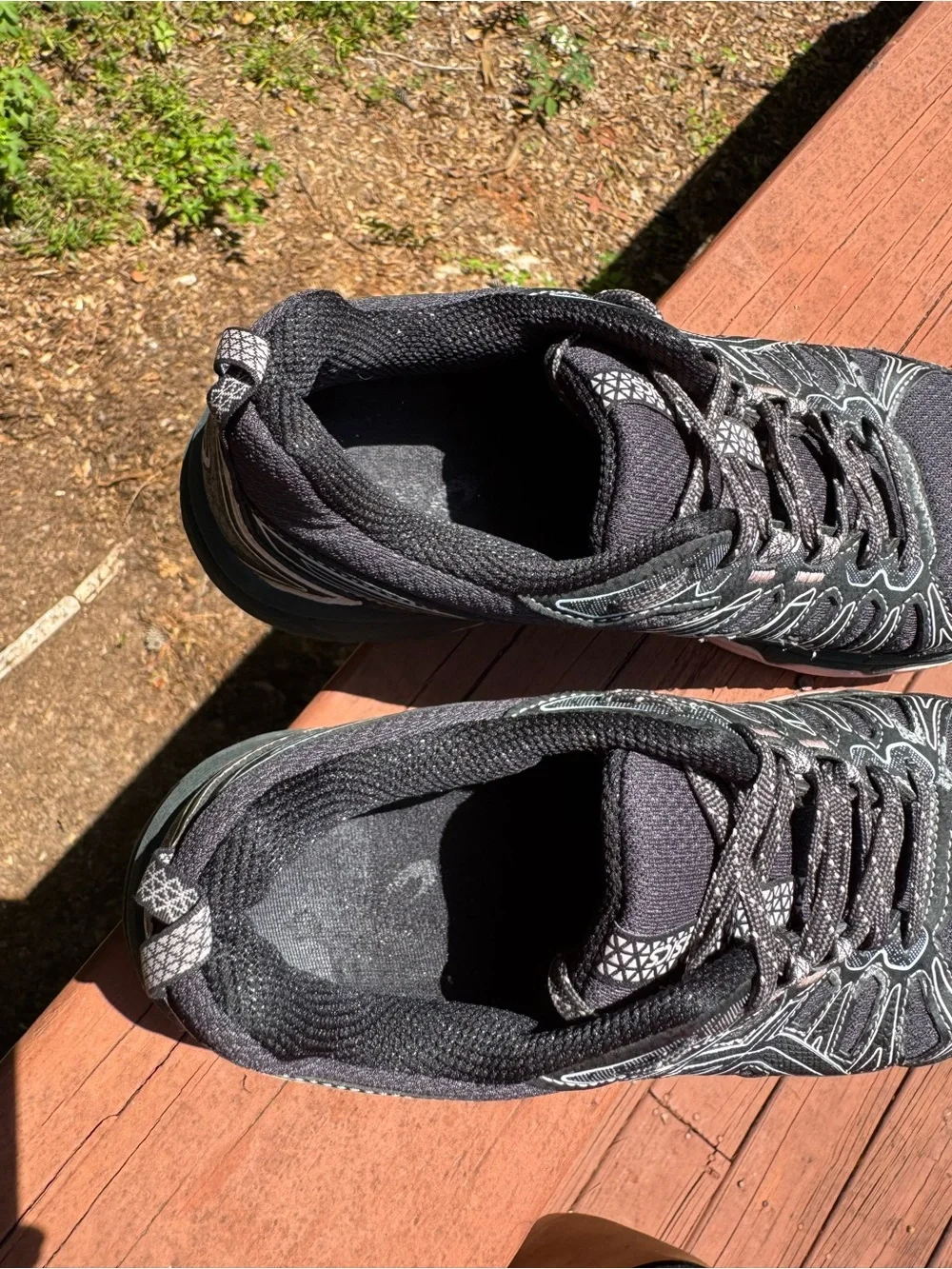 ASICS GEL-Venture 7 Women’s 8.5 Black Graphite Grey Pink Trail Running Shoes