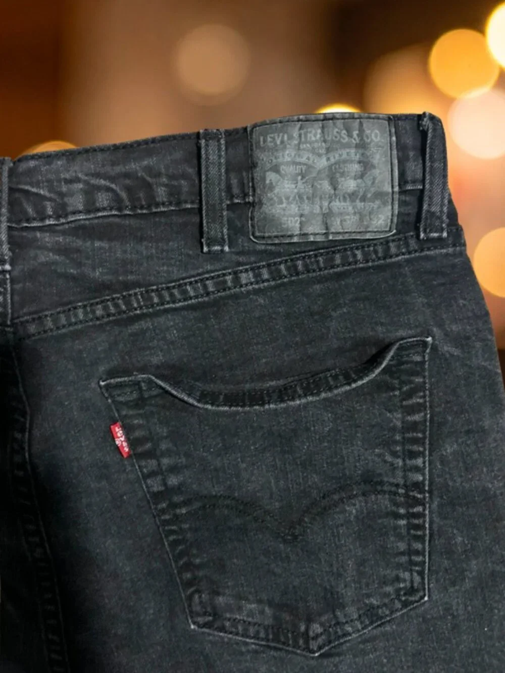 Levis black 502