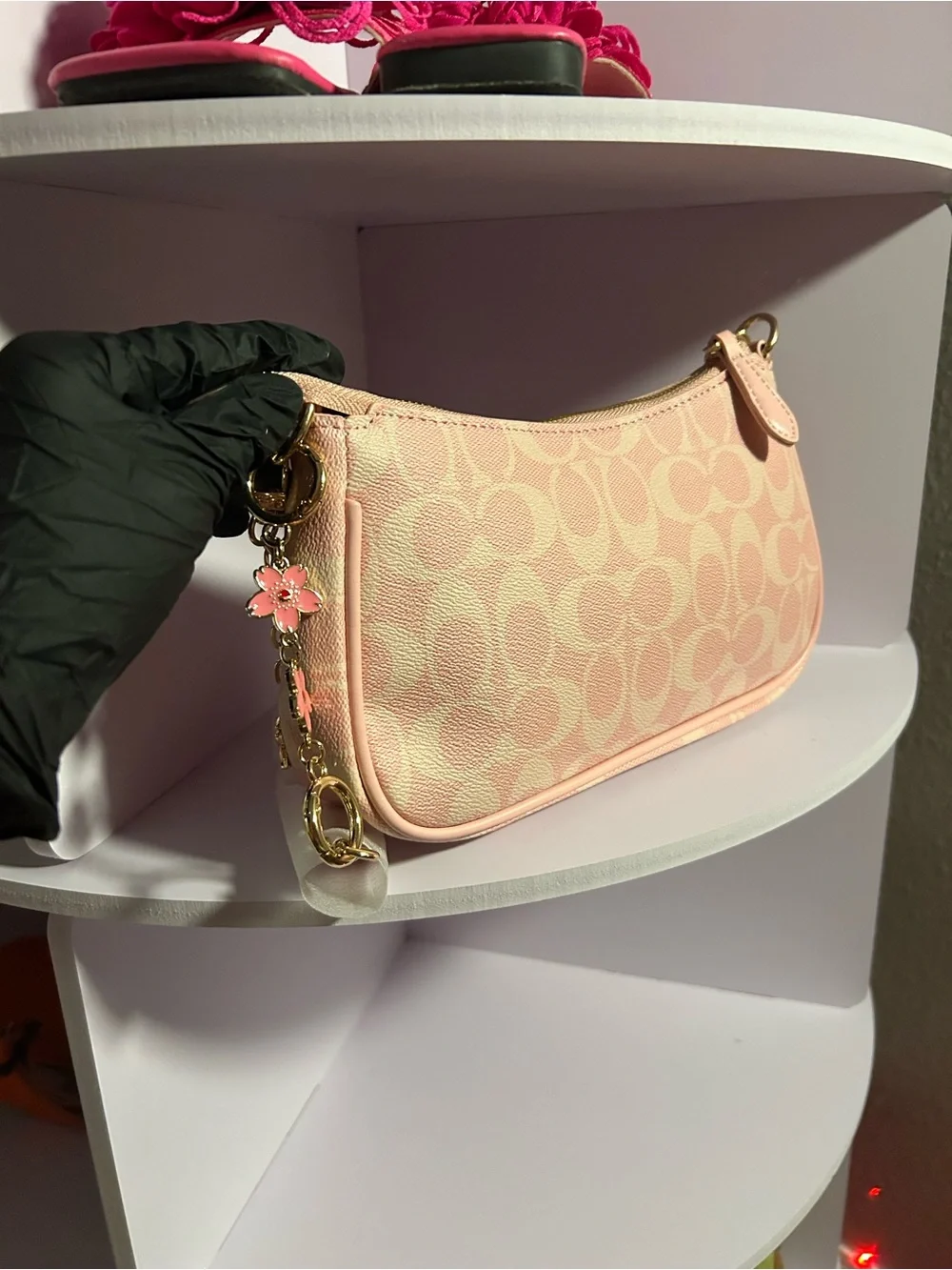 Coach wristlet soft