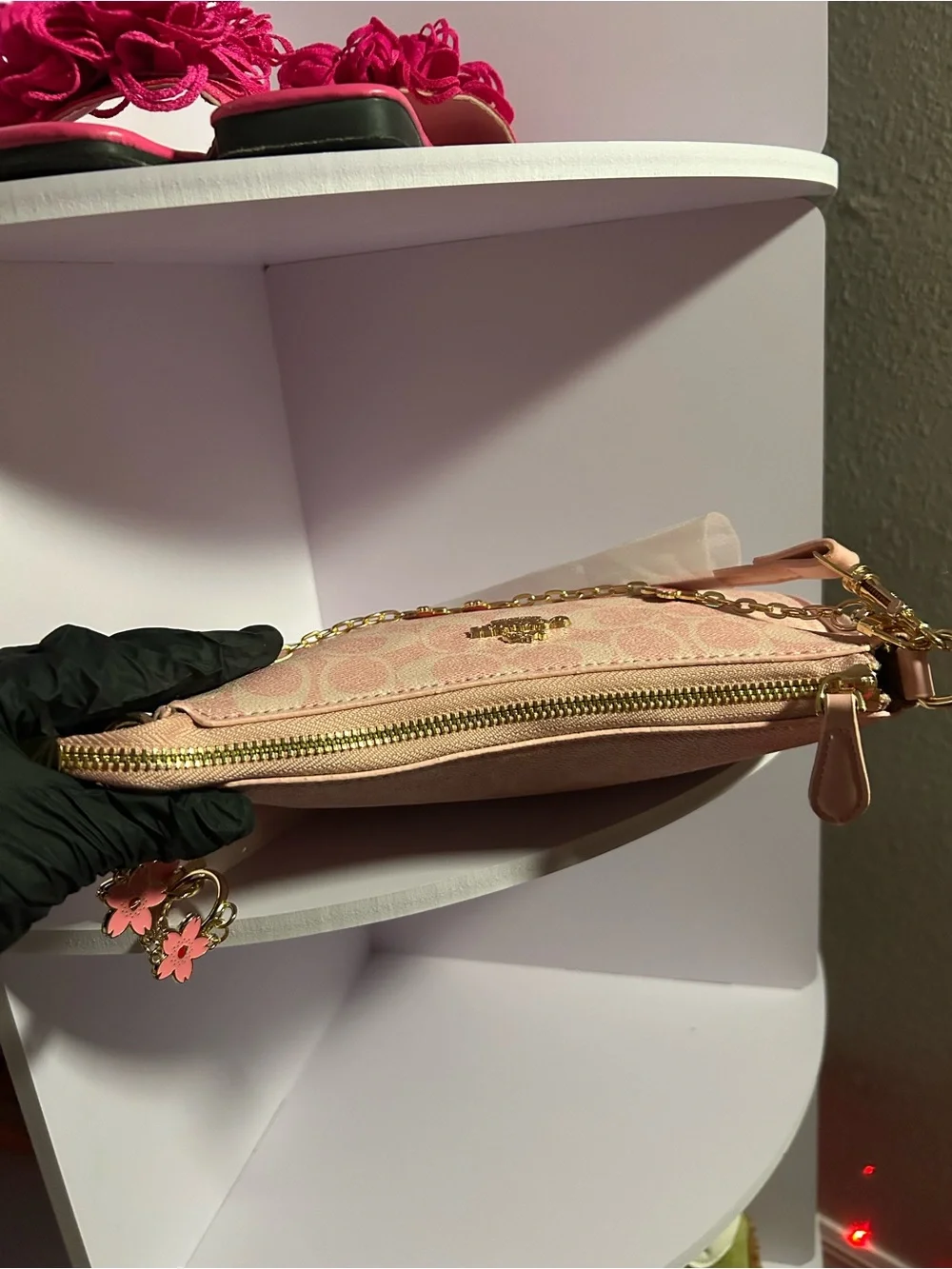 Coach wristlet soft