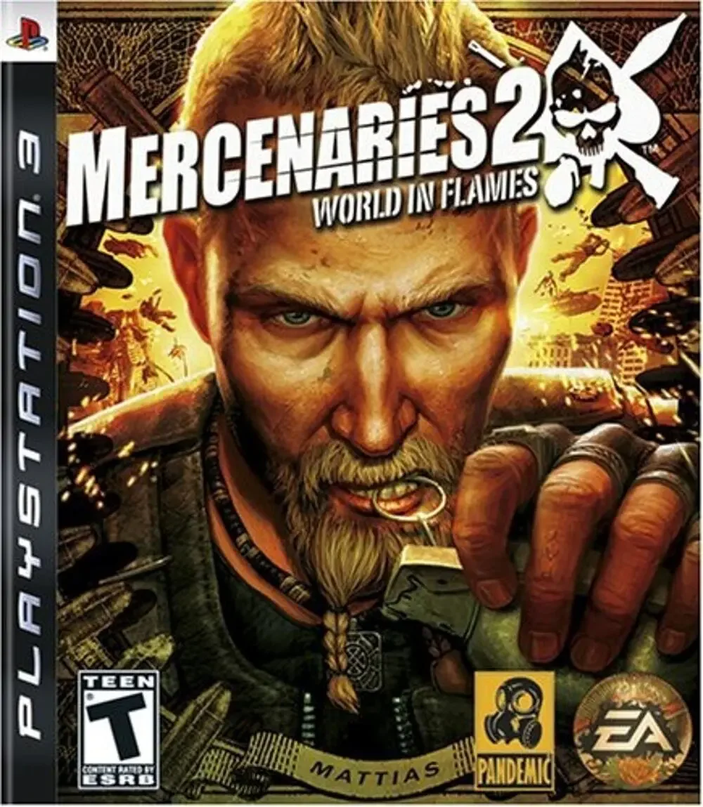 Mercenaries 2 World in Flames - Sony PlayStation 3 PS3 Pre-Owned CIB