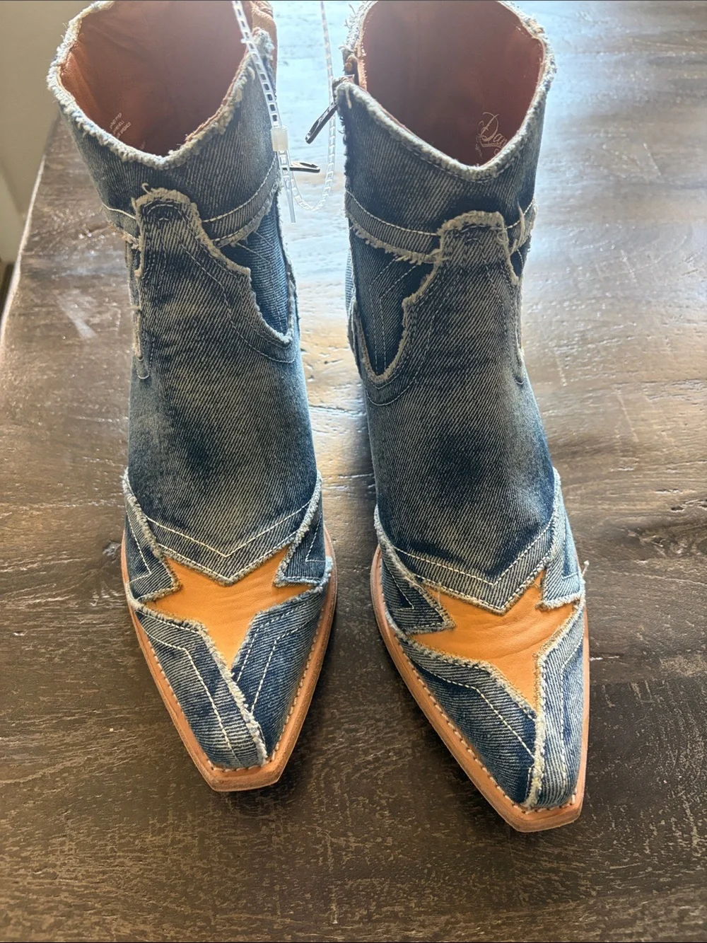 N/A denim boot