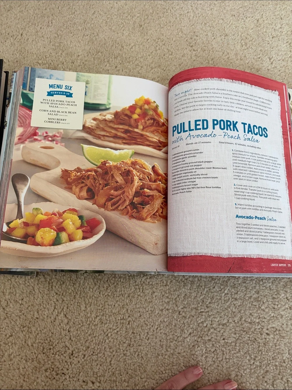 Southern Living cookbook featuring