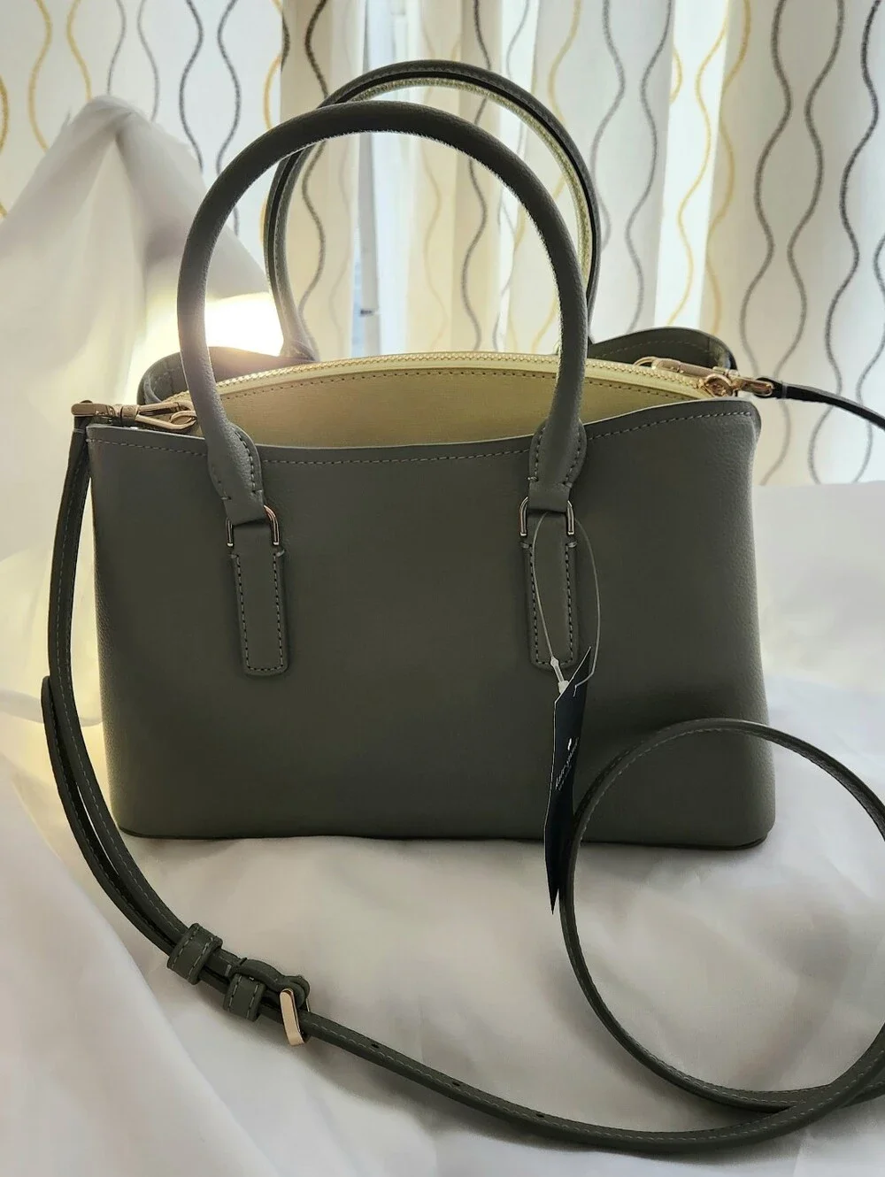 kate spade structured saffiano