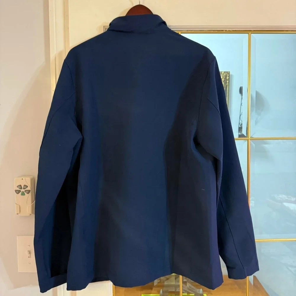 Heat Men's Blue Jacket Size L Full Zip Lightweight‎ Casual Outdoor Coat