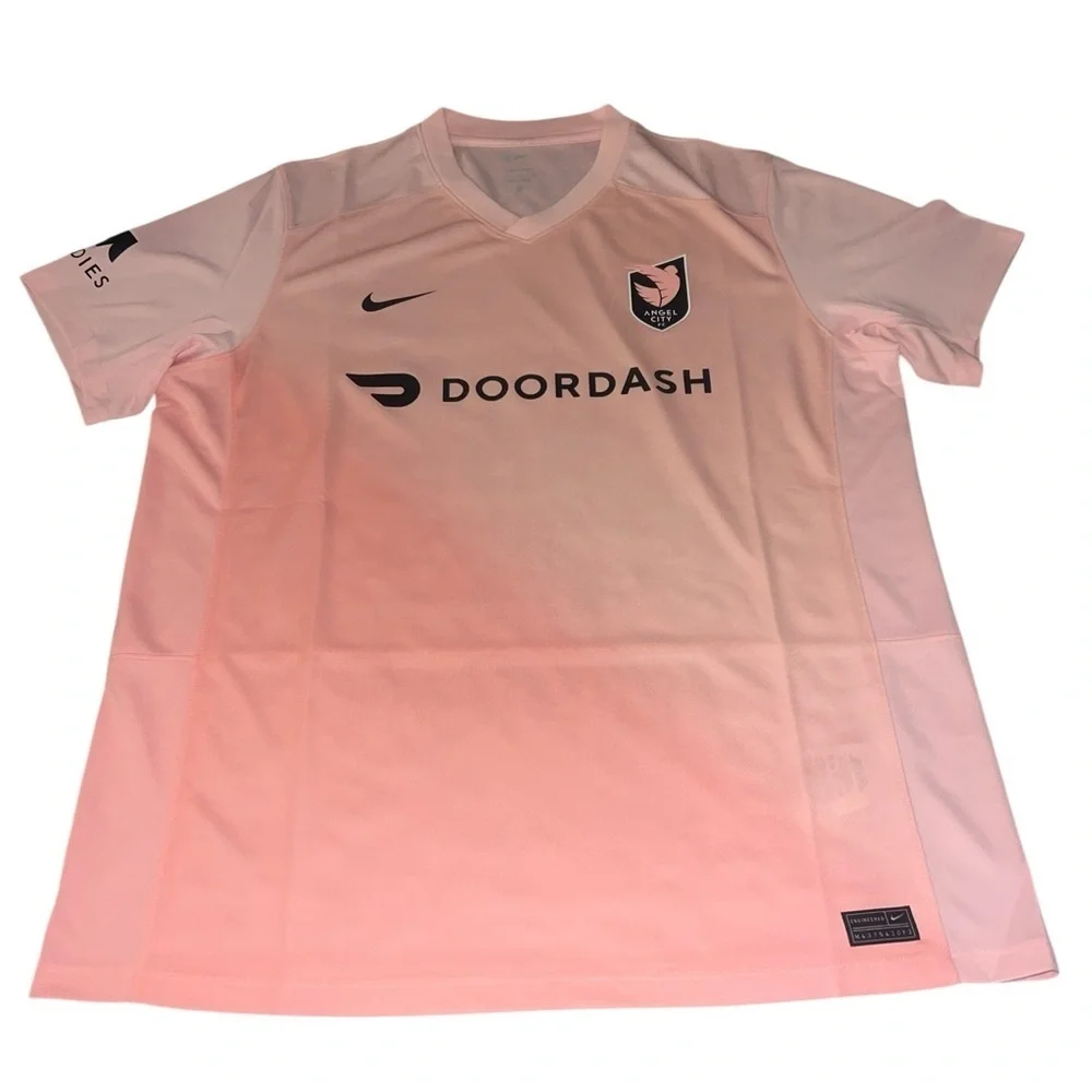 NWT Nike Men’s Angel City FC 2024 Women's Team Away Jersey Soccer Pink XL