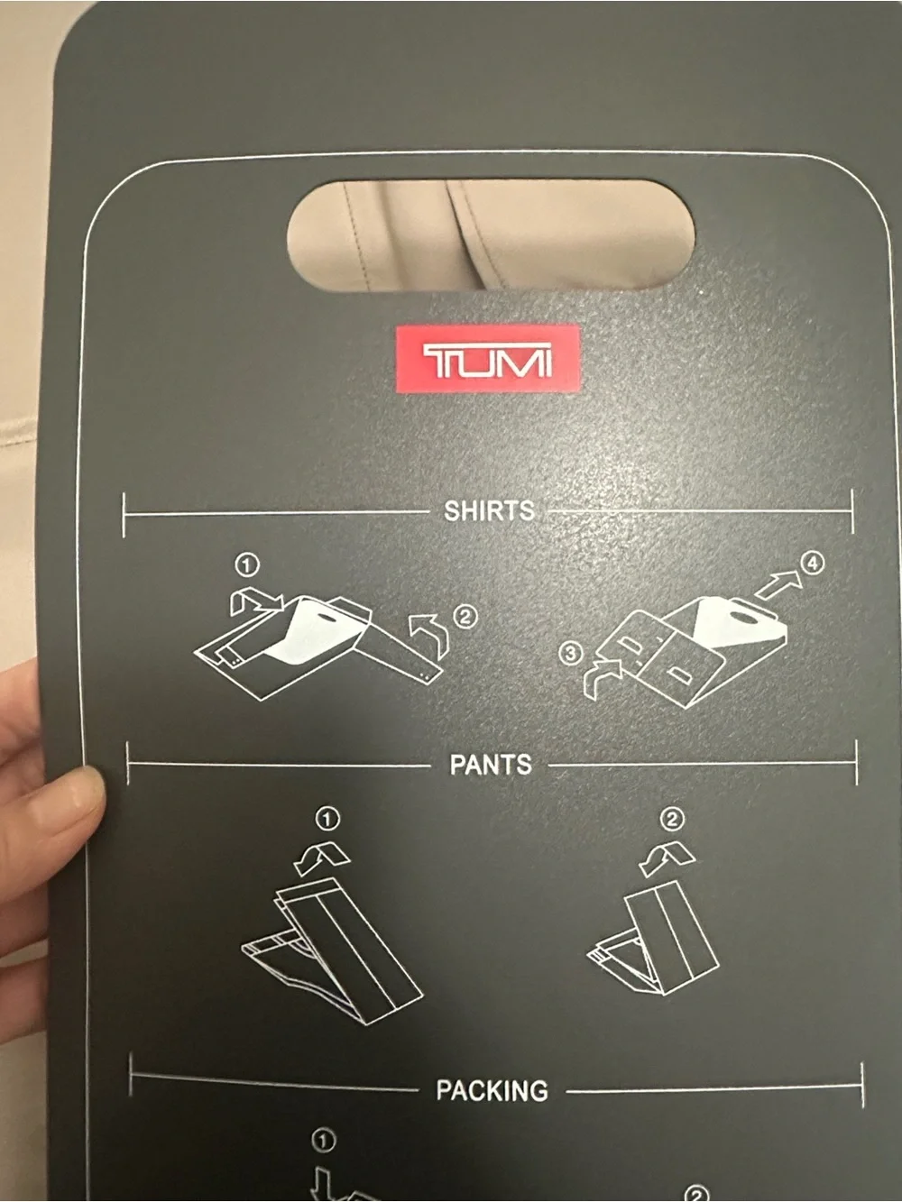 Tumi ideal packing