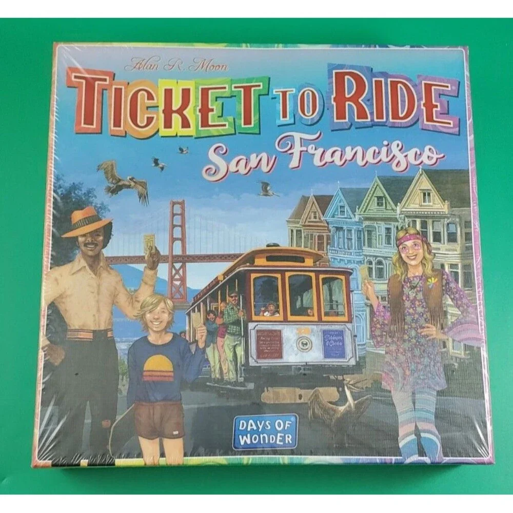 Days of Wonder TICKET TO RIDE SAN FRANCISCO Board Game NIP, Sealed! 2022 SF