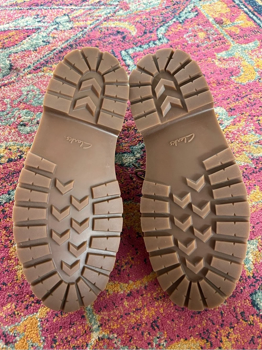 Clarks men’s cognac