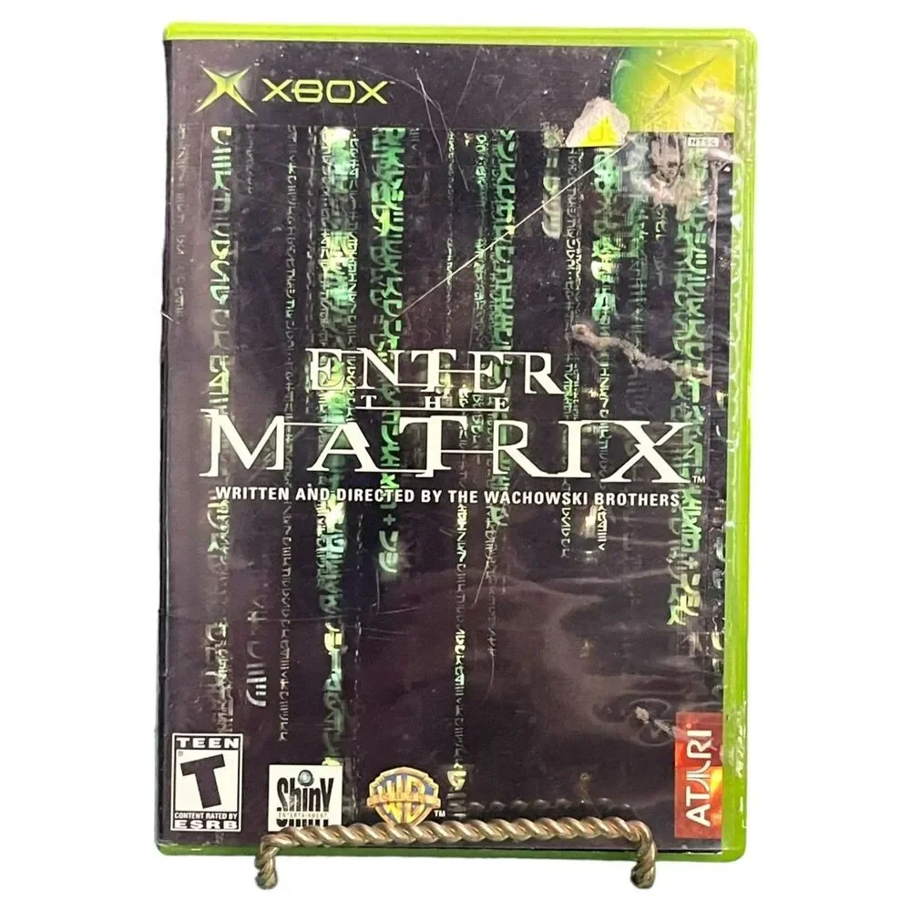 Enter the Matrix (Microsoft XBOX) TESTED Complete Case Disc Book Video Game