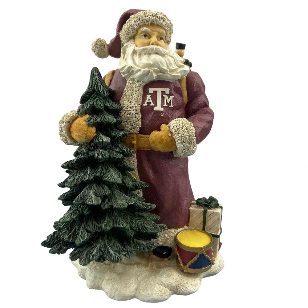 Texas A&M Santa Figurine 1998 Collegiate‎ Collectables Limited Series TAM-5000