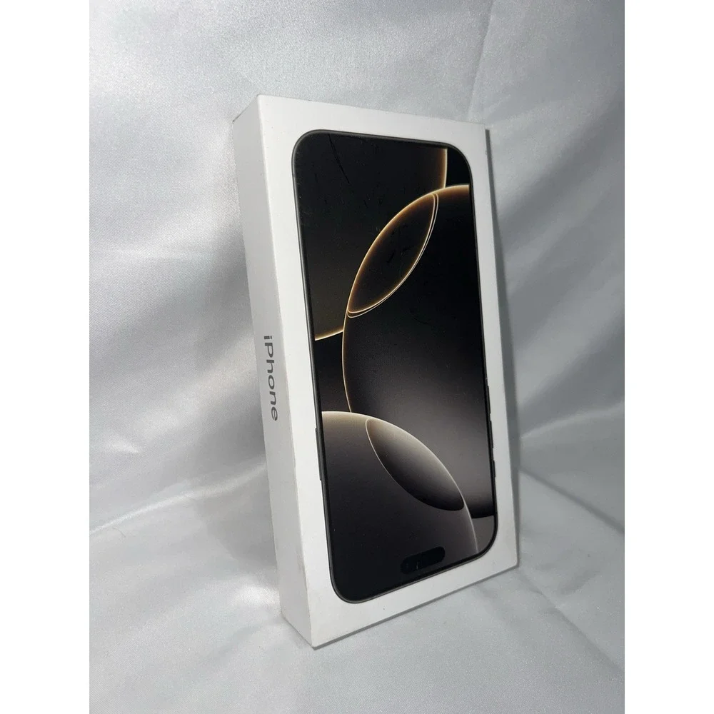 Apple iPhone 16 Pro Natural Titanium 256GB - Empty Box ONLY See Photos