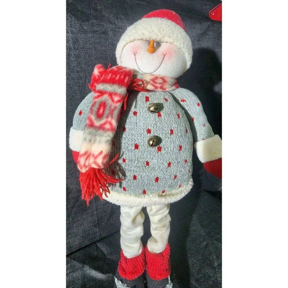 2ft Mr Frosty Stand Up Snowman Christmas Decoration Winter Holiday Free Standing