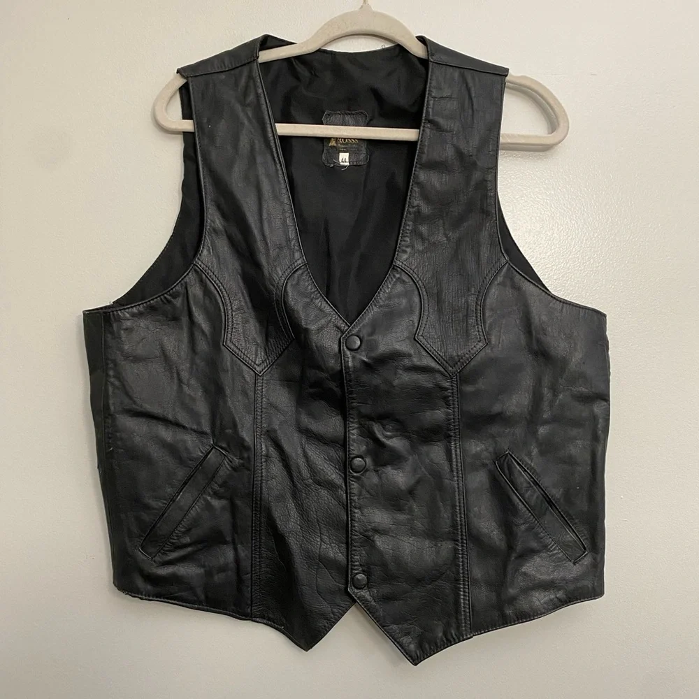 Vintage‎ Leather Motorcycle Vest