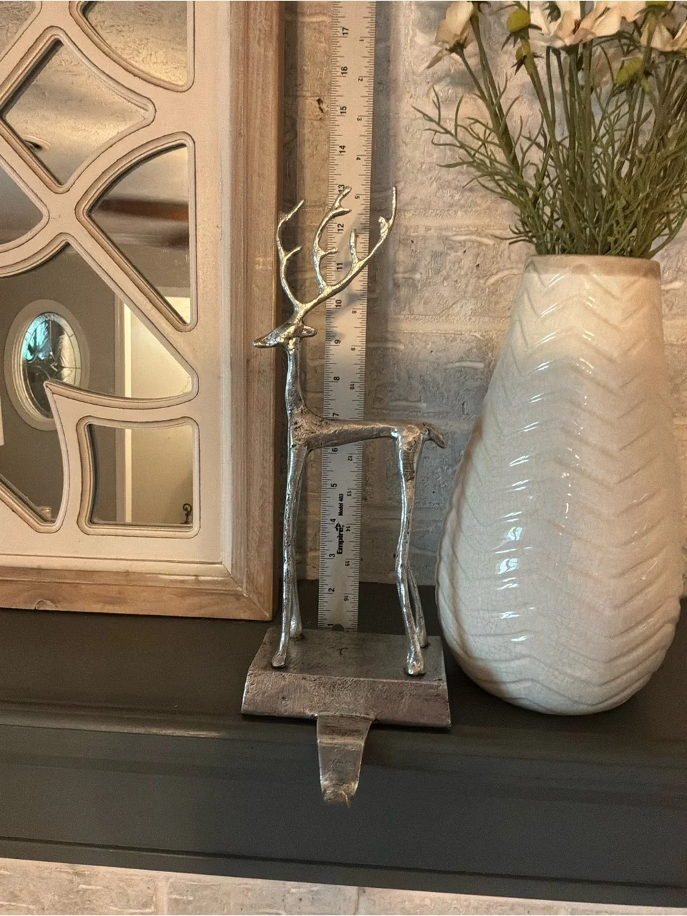 Pottery Barn sculptural reindeer