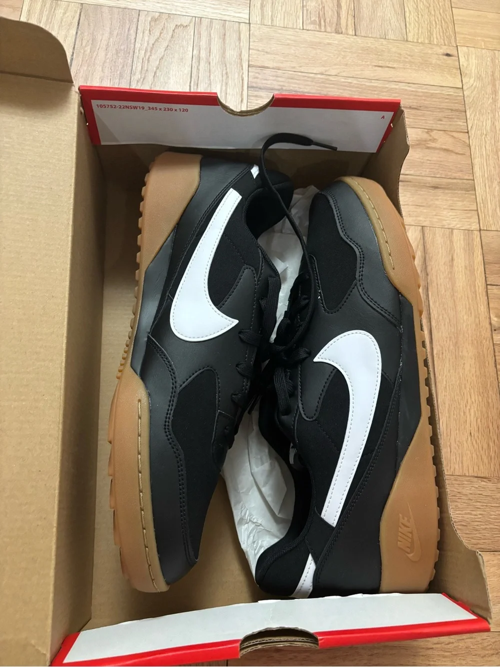 Nike Terra Manta Sneakers Men's 13 Black White Gum Light Brown HQ4502-006