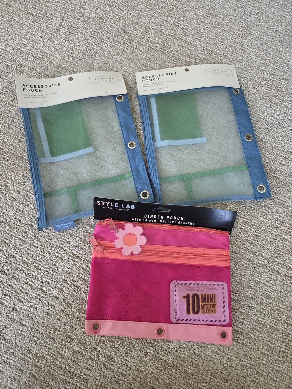 Notebook Collective Accessories Pouches and Style Lab Binder Pouch Set