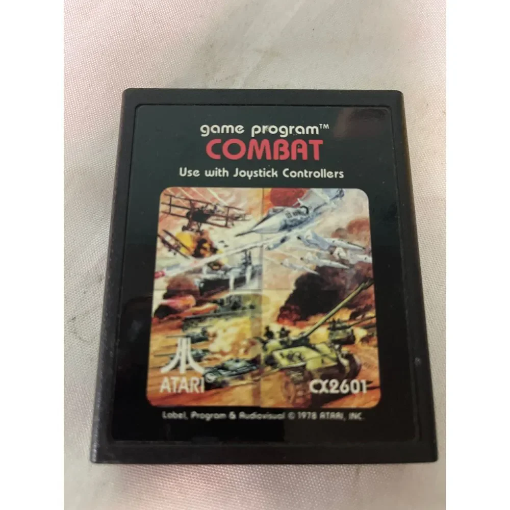Atari 2600 Combat Game Cartridge - Classic Retro‎ Gaming Collectible