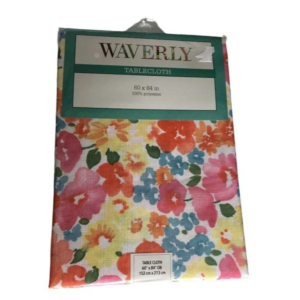 Waverly fabric tablecloth