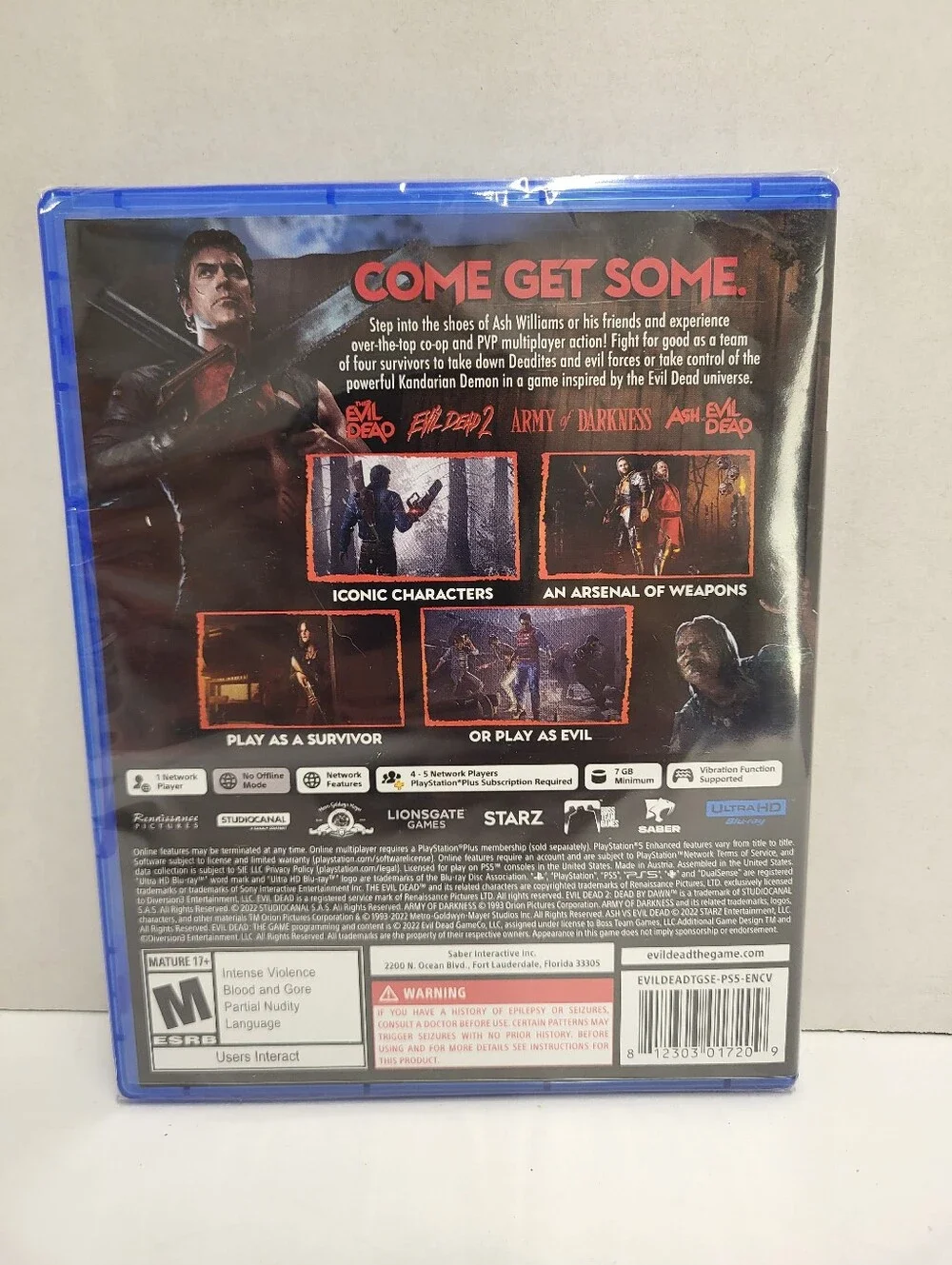 PS5 Game evil dead