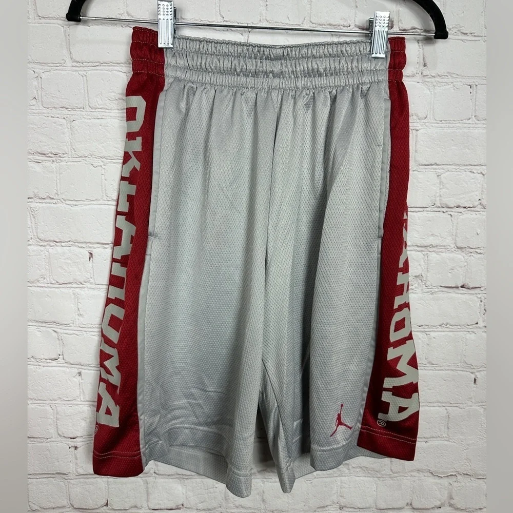 Jordan Oklahoma Sooners Shorts Dri Fit Mens Sz Small basketball gym‎ workout