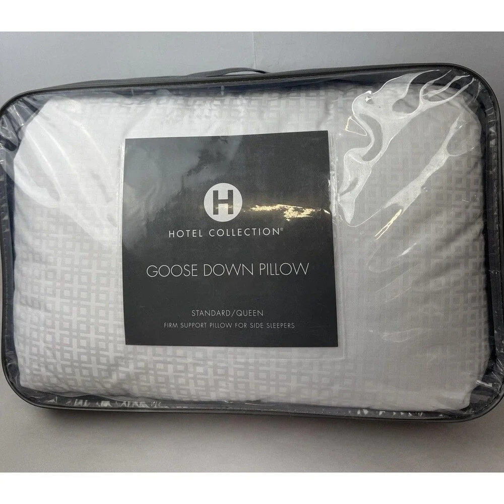 Hotel Collection European White Goose Down Firm Density Pillow , Standard/Queen