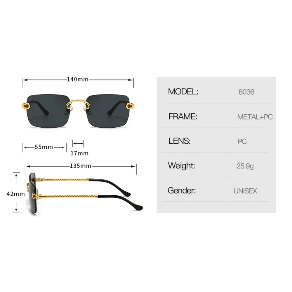 N/A stylish rimless
