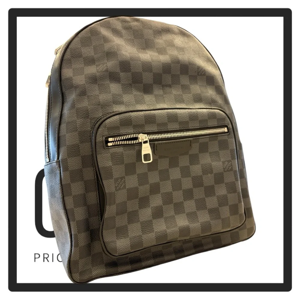 Louis Vuitton Josh Backpack Leather Travel Bag‎