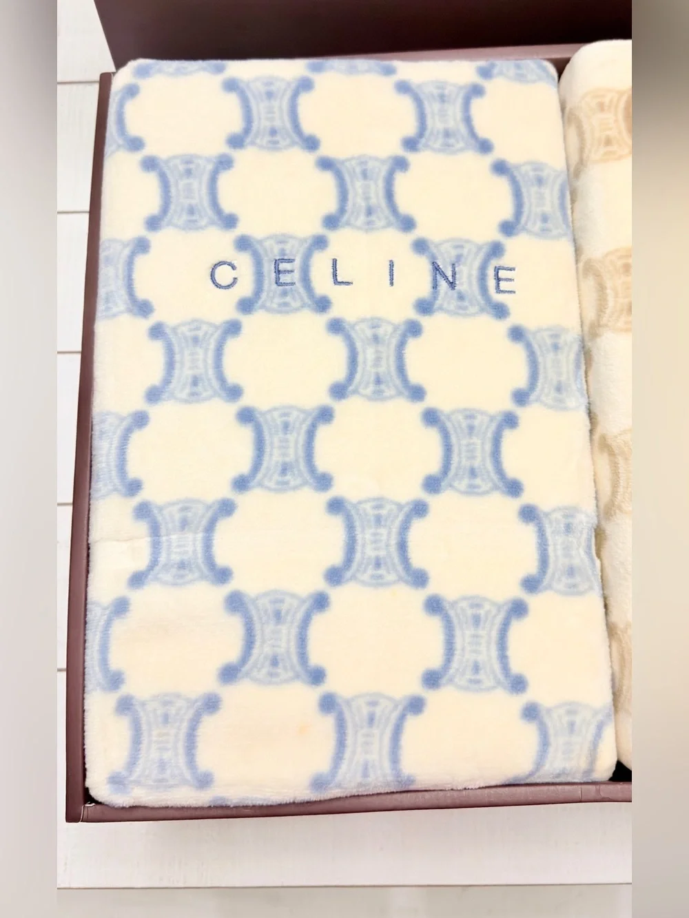 NEW Celine Fleece Blanket-  Deadstock