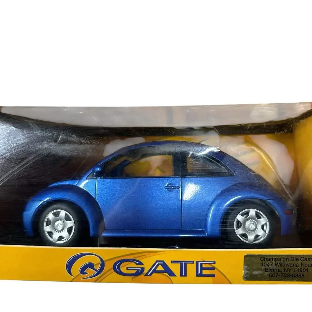 VW New Beetle Coupe '98 Gateway Global LTD Die‎ Cast Car 1:18 Scale Blue 8.5