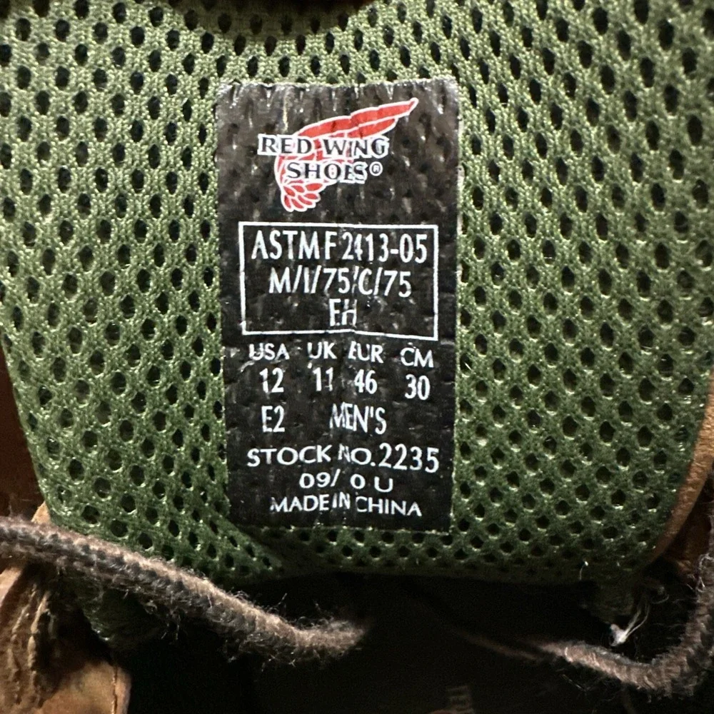 Red Wing Shoes please look
